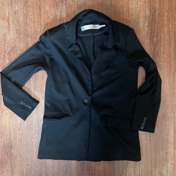 Esqualo Twill Blazer - Black - Size 6 - Picture 4 of 8